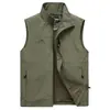 Colete Masculino Primavera e Outono 2023 Novo Colete Outdoor Plus Size Colete Esportivo para Montanhismo para E-commerce Transfronteiriço