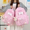 Nueva mochila escolar transfronteriza para niñas, elegante y refrescante, adecuada para estudiantes de primaria, secundaria y preparatoria para clases, desplazamientos y viajes