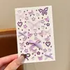 Pegatinas de Mariposas de Dibujos Animados para el Día del Niño, Pegatinas Faciales Sin Pegamento, No Dañinas para la Cara, Pegatinas Decorativas Faciales para Actuaciones Escénicas de Niñas