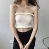 Tubo de Tricô Jiazi Feminino Sexy Sem Mangas Roupas Dopamina Verão Colete Francês B8208