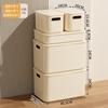 Caja de Almacenamiento Grande Gran Capacidad Miscelánea Snacks Almacenamiento de Juguetes Caja de Almacenamiento Cesta de Almacenamiento de Plástico para el Hogar con Tapa