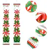 Amazon Transfronterizo Nuevo Couplet Navideño Decoración para Fiesta Navideña Bandera Colgante de Atmósfera Decoración de Porche Cascanueces