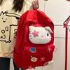 Mochila Original Grande Capacidade Y2K Fofa inskitty Soft Girl Mochila de Estudante Estrela Spice Girl
