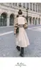 Elegante e Fashion Casaco Trench Feminino de Comprimento Médio, Novo Estilo Outono 2026, Casaco Longo até o Joelho com Patchwork de Contraste de Cores