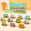 Tren Magnético de Madera de Colores para Niños, Tren Magnético de Números, Bloques de Construcción Cognitivos de Color y Número para Bebés, Juguete de Ensamblaje