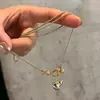 Colgante de Calabaza Estilo Libro Rojo Pequeño Anillo Dorado para Correr Collar de Cuerda Trenzada Verde Cadena Clavicular Trenzada Retro de Gama Alta para Mujer