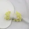 Estames de malte pistilos bastões retorcidos materiais feitos à mão fondant gesso flor de lótus flor de veludo flores embrulhadas centros de flores amarelas