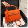 Bolsa Kelly Transfronteiriça Bolsa Feminina Novo Estilo Transfronteiriço Estilo Minuto Bolsa Transversal Design de Nicho Bolsa de Ombro Portátil Bolsas Femininas