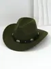 Sombrero Casual de Mezclilla para Hombres y Mujeres, Flor Metálica Tridimensional, Hebilla Redonda con Remaches, Accesorios para Cinturón para Fiesta de Cumpleaños