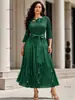 Moda femenina transfronteriza europea y americana, ropa femenina de alta gama, estilo de grandes almacenes, vestido plisado Issey Miyake, vestido holgado para mujer de talla grande