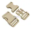Hebilla de Plástico Engrosada Color Caqui 25 mm Accesorios para Mochila Bolsa de Montañismo Hebilla de Plástico Hebilla de Plástico de Ajuste Único