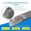 Arame de solda aço inoxidável ER307 para soldagem TIG ER307si ER307Lsi Arame de solda maciço com núcleo sólido blindado a gás aço inoxidável 1.0/2.0