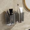Estante de Almacenamiento para Baño Simple Sin Perforaciones Inodoro Pasta de Dientes Vaso para Dientes Drenaje Almacenamiento para Baño Soporte para Vasos para Parejas Padre-Hijo