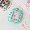 Hisocute Visual Hueco 3 pulgadas Tarjetero Estudiante 65 mm Encaje Bolsa de Almacenamiento Bolsa para Auriculares Colgante Bolsa para Dolor