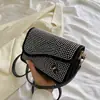 Bolso de Mano Coreano de Moda Verano 2026 con Adorno de Diamantes y Cadena de Perlas para Mujer, Bolso de Hombro y Cruzado