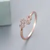 Ebay El más vendido Anillo de Ocho Caracteres con Circonita Incrustada Comercio Electrónico Transfronterizo Moda Europea y Americana Anillo para Mujer deseo Amazon Nuevo