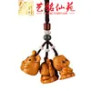 Sândalo Dragão Cachorro Galo Combinação Tripla Pingente de Corrente para Celular Arte Ming Xianyuan Criativo Doze Signos do Zodíaco Chaveiro de Carro Ornamento