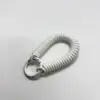 Anillo de Aleación Personalizado Cuerda de Resorte Llavero de Resorte Cuerda Retráctil Soporte para Tarjetas Cordón Elástico Llavero Moderno Minimalista