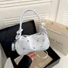 Bolsa de Mão Moda Estilo Coreano Bolsa Tote Pequena com Personalidade 2026 Verão Nova Bolsa Quadrada Pequena com Estampa Floral Bolsa de Ombro Único Transversal