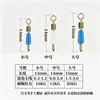 Clip de línea de liberación rápida de silicona con conector de anillo de figura de ocho abierto para cambio instantáneo de línea, accesorio de pesca de pasador de figura de ocho, cuenta anti-enredo