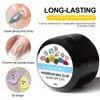 Adhesivo para uñas transfronterizo siete en uno, función de imprimación, refuerzo, construcción, extensión, parche, adhesivo de fototerapia.