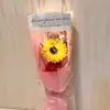 Venta al por mayor de fábrica Regalo transfronterizo Día de la Madre San Valentín Hierba Flores secas Rosa Clavel Flores de jabón Ramo mixto terminado