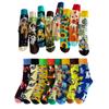 Calcetines deportivos de moda personalizados de talla grande para hombre, absorbentes del sudor, para otoño e invierno, de tubo medio para mujer, envío gratuito.