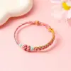 Pulsera Zongzi de Hortensia del Día de Mayo, Nueva Cuerda Roja Tejida a Mano para Niños y Bebés, Pulsera de Cuentas DIY de Alta Calidad