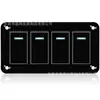 Panel de Interruptores de Panel de Consola Central para Coche Nuevo, Panel Combinado de Interruptores Impermeable de Bloqueo Automático con Forma de Barco 220V, Ventas Directas de Fábrica