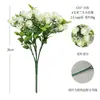 Cientos de Populares Ramilletes de Eucalipto Artificial para Patios Exteriores y Jardines, Arreglos Florales, Decoración Suave, Paisajismo, Plantas Verdes Simuladas, Flores Artificiales