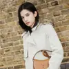 Casaco Trench Comprimento Médio Khaki 2026Dfvf Castelford para Mulheres Baixas, Jaqueta Estilo Britânico