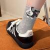 Calcetines Lindos de Verano 2025 Dibujos Animados para Mujer Calcetines de Media Pantorrilla Huevo de Gato Tridimensional Ins Calcetines de Moda Calcetines de Pareja Universitarios