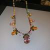 Collar con colgante de gota de agua y hoja de flor de circón, pendientes, traje ligero de lujo para industria pesada, cadena de clavícula, joyería de alta gama de moda.
