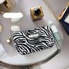 Bolso de mano retro con estampado de cebra para mujer Otoño 2026 Bolso cuadrado pequeño simple urbano Bolso de mano Bolso de muñeca