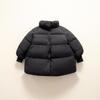 Chaqueta de plumón de pato blanco de 90 grados para niños de Pinghu, nueva chaqueta de invierno para niñas bebés, cálida y gruesa.