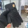 Guantes de Invierno para Hombre, Cálidos y Sencillos, Lana de Alpaca, Talla Grande, Engrosados, para Ciclismo, a Prueba de Frío, de Punto Cálido con Pantalla Táctil para Hombre