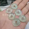 Colgante de Buda de Aceite de Caballo Tipo Hielo Calcedonia Verde, Colgante de Collar de Jade Verde Montaña Lejana, Suministro para Transmisión en Vivo