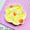 Carteira Zhongda Letras Redondas Acessórios de Resina Pacote de Material para Decoração DIY Capa de Celular Acessórios de Cabelo Materiais Enfeites