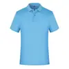 Empresa de impresión de camisetas publicitarias con cuello de solapa, overoles al por mayor, polo de color liso de secado rápido de 200 g