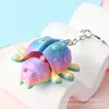 Múltiples Colgantes de Llavero de Animales Realistas Impresos en 3D, Figuras Modelo Articuladas Móviles de Oso y Zorro