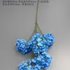 Flores Artificiales Azules Ramo Materiales para Decoración de Escena de Boda, Rosas Azules para Arreglo de Piso de Salón de Bodas y Flores Decorativas