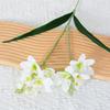 Flor Artificial Flor de Seda Orquídea de Nieve Fragante Orquídea de Asia Oriental Conjunto Auditorio Huilan Decoración Floral de Boda Arreglo Floral Decoración del Hogar