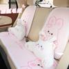 Cojín de Coche Cálido Antideslizante para Otoño e Invierno Cojín para Asiento de Coche de Felpa de Dibujos Animados Grueso Creativo Cómodo