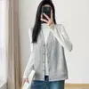 Chaleco con Bolsillo con Cremallera Otoño Invierno 2026 Chaleco sin Mangas Holgado de Manga Murciélago Ropa de Abrigo Top para Mujer