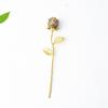 Grava de cristal natural epoxi rosa Día de San Valentín romántico cristal resina artesanías decoración regalo para pareja