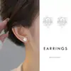 Pendientes de Perla Flor de Montaña Fresca para Mujer de Lujo Ligero Pendientes de Gama Alta Verano 2024 Nuevos Pendientes Elegantes de Explosión Versátiles