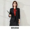 Jaqueta Cinza de Alta Qualidade com Gola Pequena e Mangas Longas, Saia Plissada Feminina, Camisa, Terno Novo de Três Peças para Outono e Inverno, Roupas de Trabalho