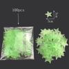 Pegatinas de Pared Luminosas de Estrella de 3 cm y Luna de 8 cm Pegatinas Fluorescentes Brillantes Tridimensionales para Decoración de Habitación Infantil Pegatinas Luminosas Transfronterizas para Refrigerador
