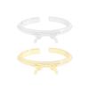 Anillo abierto de plata de ley S925 para mujer, estilo coreano INS, diseño de lujo, ligero y combinable, 1278
