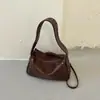 Bolsa transversal feminina acolchoada, nova coleção de outono 2026, retrô e luxuosa, design de nicho, bolsa de ombro, bolsa de axila, versátil para o dia a dia
